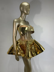 Goddess Crystal Mini Dress