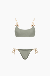 Tie Side Bikini Swimsuit Set
