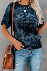 Vintage Tie Dye MAMA Printed Tee