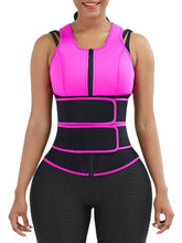 Tank Top With Adjustable Belts Neoprene Waist Trainer