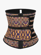 Women African Printing Latex Waist Trainer 2.0