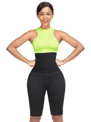 Workout Shorts With Waist Trimmer