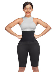 Workout Shorts With Waist Trimmer