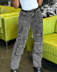 Smoke Gray Utility Pants