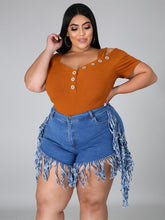 Jada Fringe Shorts