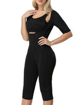 Slimming bodysuit with sleeves