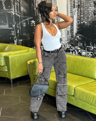 Smoke Gray Utility Pants