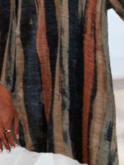 Printed Long Sleeve Vintage Shirts & Tops