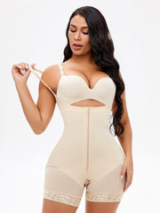 Hip Tight-fitting Breasted Zipper Body Shaper