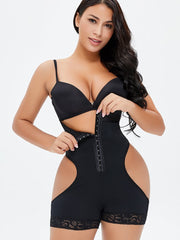 Breasted High-waisted Abdomen Hip Shorts
