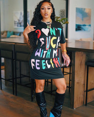 Letter Casual T-shirts