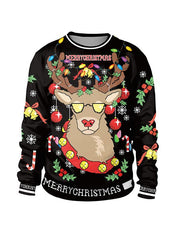 Plus Size Loose Woman Ugly Christmas Sweatshirts