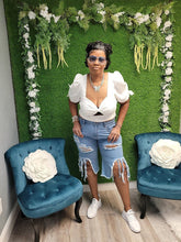 Delicia Distressd Jean Shorts