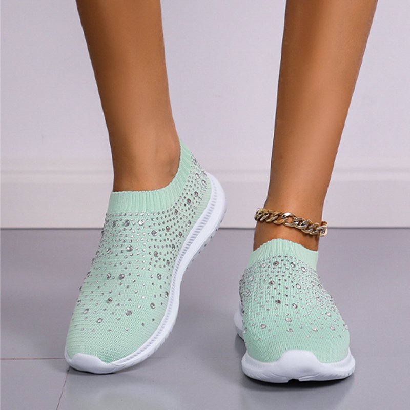 Summer Fashion Ladies Bling Sneakers
