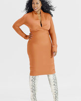Chestnut Bandage Dress