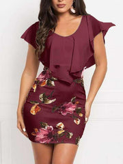 Printed Women Sexy Bodycon Dresses