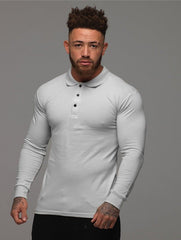 Men's Tight Cotton Polo Shirt