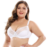 Full Cup Ultra-Thin Sexy Lace Plus Size Bra