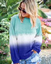 Tie Dyeing Gradient Top