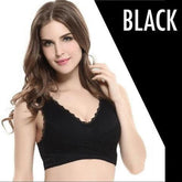 Pro-X Easy Comfort Bra - Seamless Lift Bra With Front Cross Side Buckle (From S To Xxxl & 3 Colors)