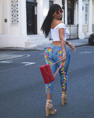 Color Frenulum Jeans