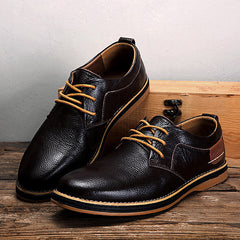 Men's Casual Shoes Business Dressing Small Leather Shoes