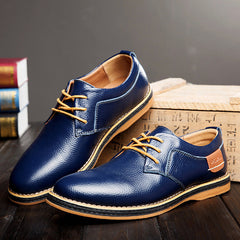 Men's Casual Shoes Business Dressing Small Leather Shoes