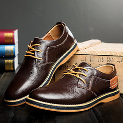 Men's Casual Shoes Business Dressing Small Leather Shoes