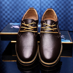 Men's Casual Shoes Business Dressing Small Leather Shoes