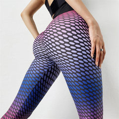 Colorful Striped Quick-dry Leggings