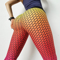 Colorful Striped Quick-dry Leggings