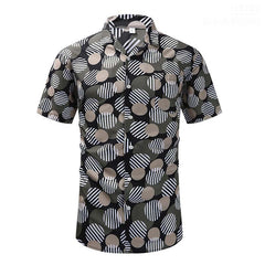 Summer Vintage Hawaiian Pattern Printed Shirts