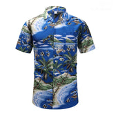 Summer Vintage Hawaiian Pattern Printed Shirts