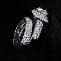Trendy Luxury 925 Sterling Silver Ring Set 2.0.1