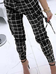 🔥Clearance Sale Alert: Elastic High Waist Pants - Black / S