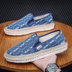 Denim Canvas Breathable Loafers