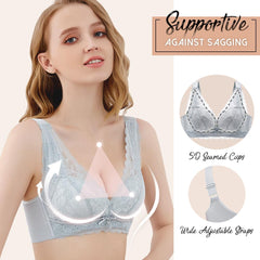 Full Coverage Plus Size Lace Bra