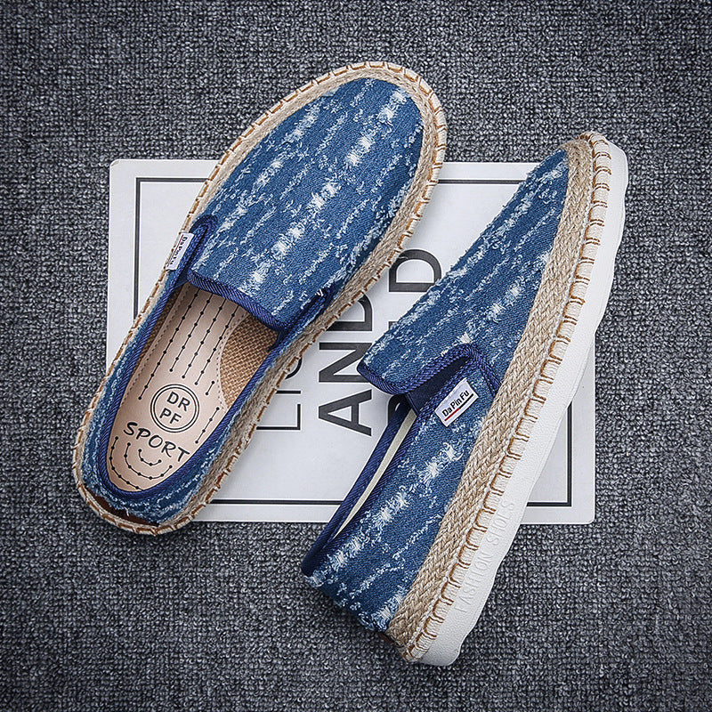 Denim Canvas Breathable Loafers