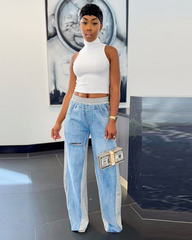 Denim Sweat Absorbing Pants