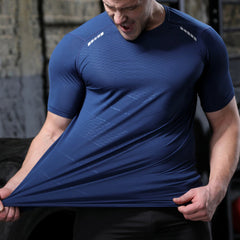 Sports Fitness Elastic Ice Silk Quick Drying Top