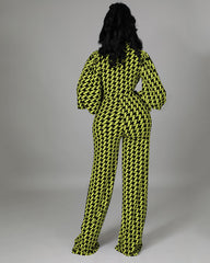 Nikky Houndstooth Jumpsuit