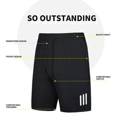 Sports Ice Silk Quick Dry Stretch Shorts