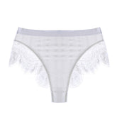 Female Feather Shape Lace Underwear
