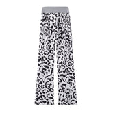 Casual Printed Wide-leg Pants