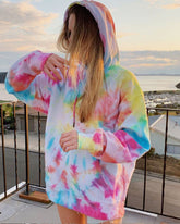 Tie Dyed Spun Sugar Hoodie