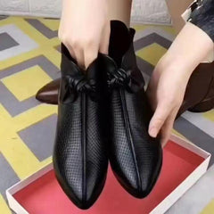 🔥Clearance Sale Alert: Women Leather High Heel Shoes - Black / US Size 8.5