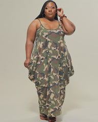 Plus Size Retro Jumpsuit