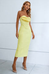 Body Strapless Long Bandage Dress