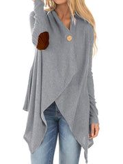 Plain Long Sleeve Cardigans