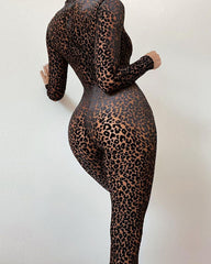 New leopard jumpsuit